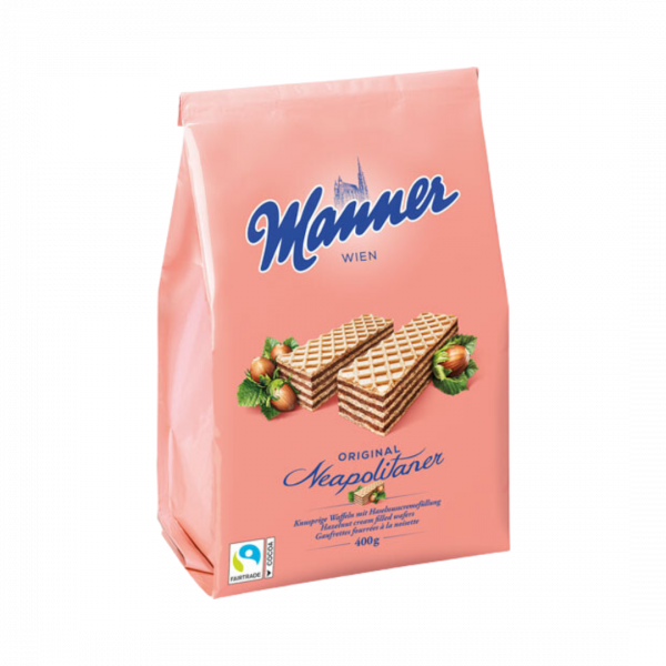 Manner Schnitten Original Neapolitaner, 400 Gramm Packung